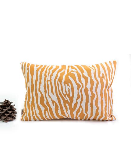 Schop_coussin ecorce coton butternut sérigraphie blanc